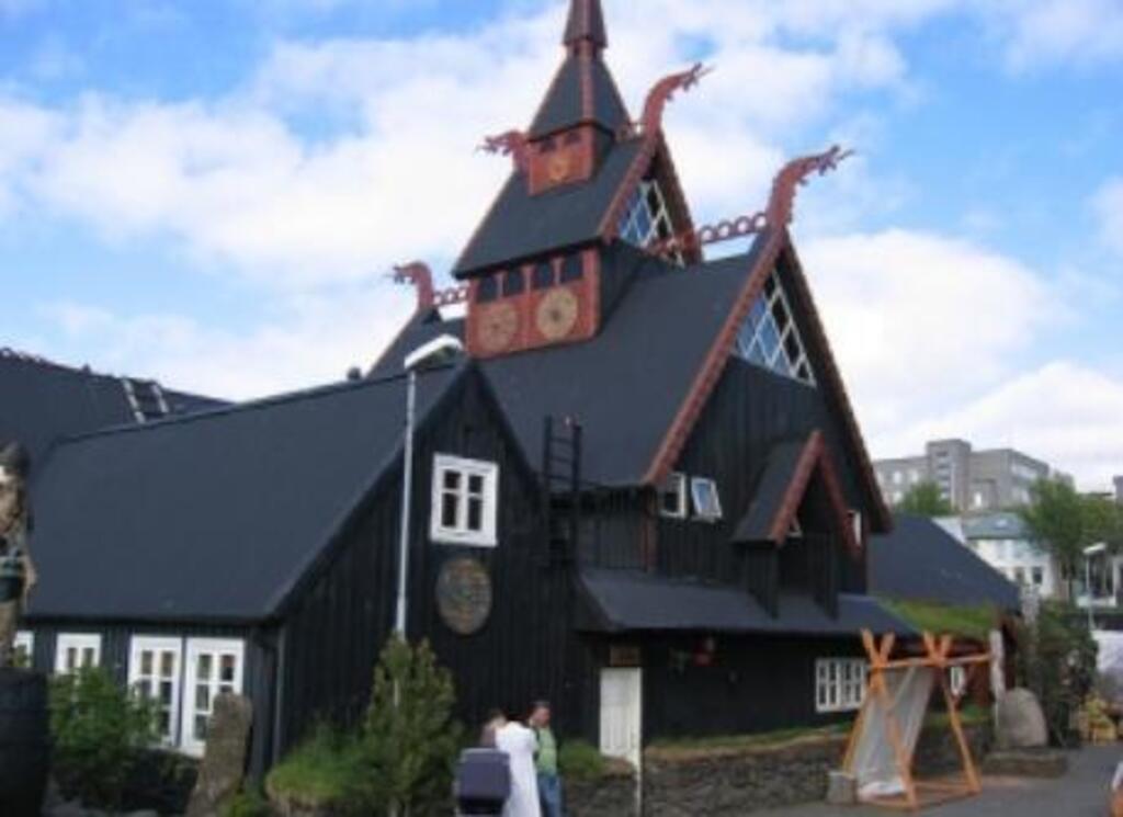 Viking village in Hafnarfjordur