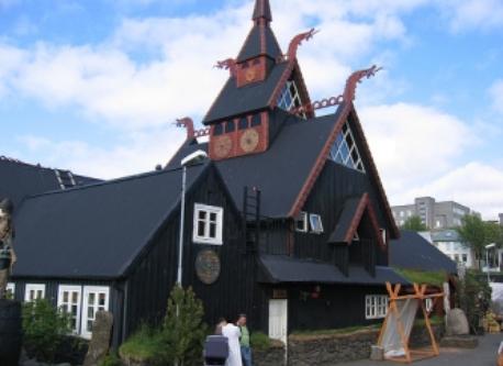 Viking village in Hafnarfjordur