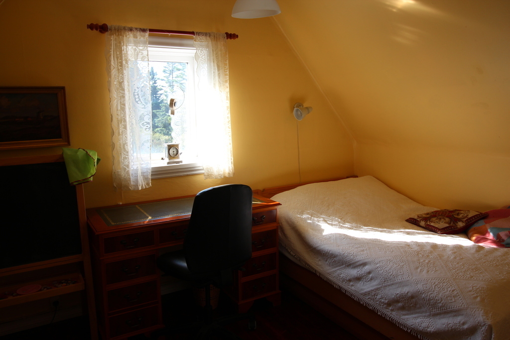 One bedroom in the attic