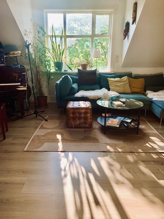 Living Room in Early Morning