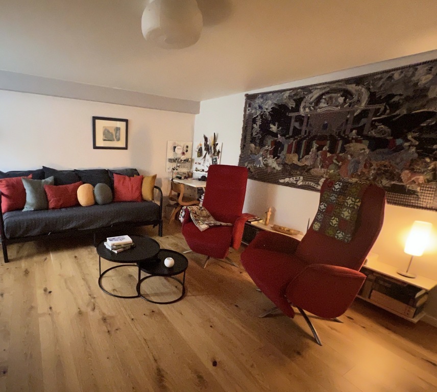 The sofa-bed in the room can easily been converted to proper double-bed.