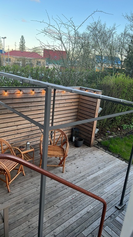 It is wonderful to enjoy the bright summer nights on the patio, and if it is a bit chilly you can turn the heater on