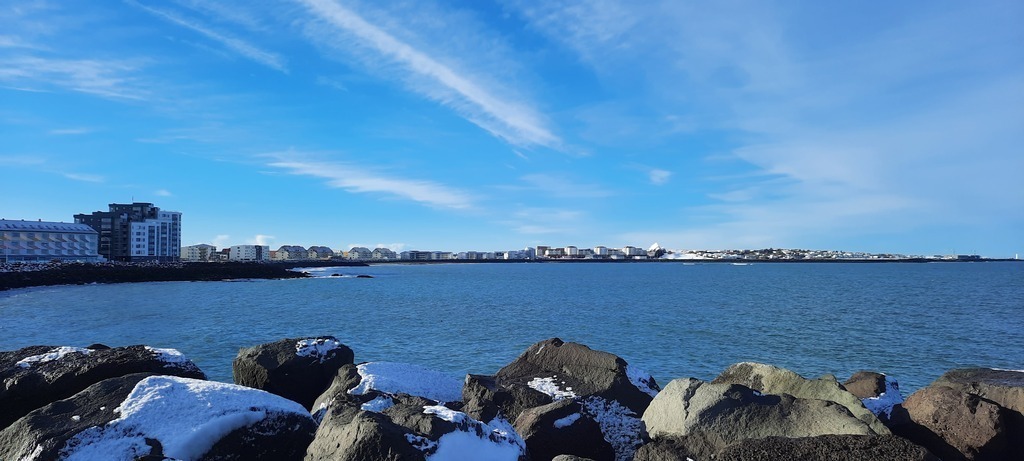 The coastline seen from Grandi