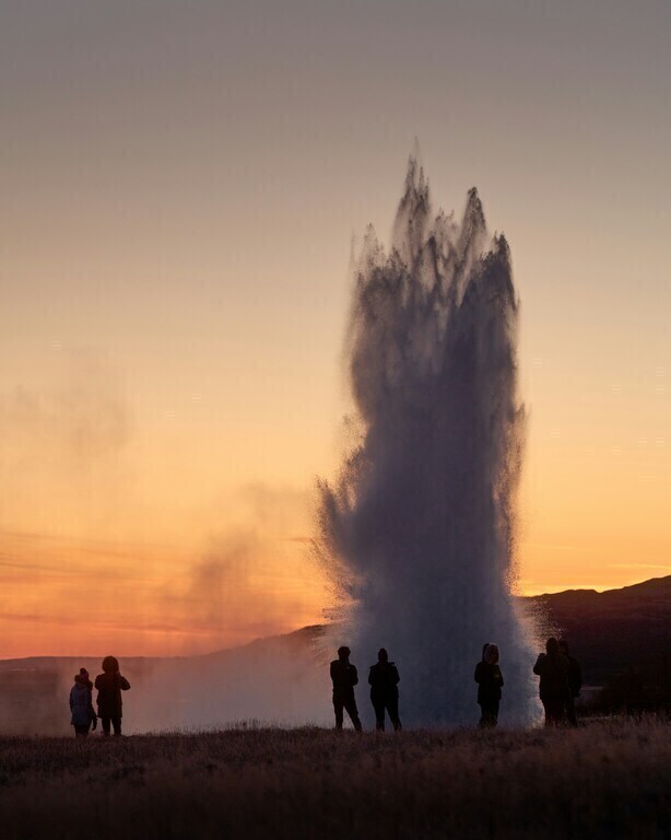 Geysir  about 90 minute drive