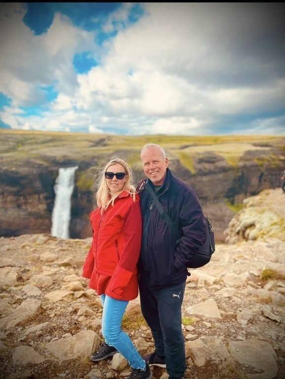 Háifoss in the Icelandic highlands