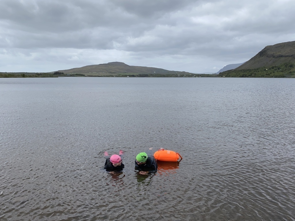 The lake is popular for open water swimming in the summer time.