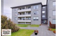 The apartment is on the top floor, to the left. 