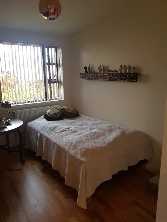 a bedroom including a double bed