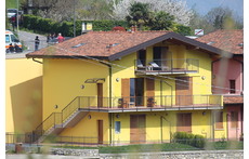 our house: left of the house, first and second floor