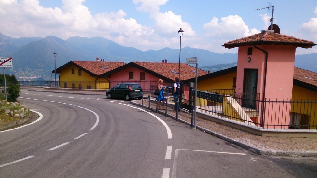 street- entrance with elevator.
