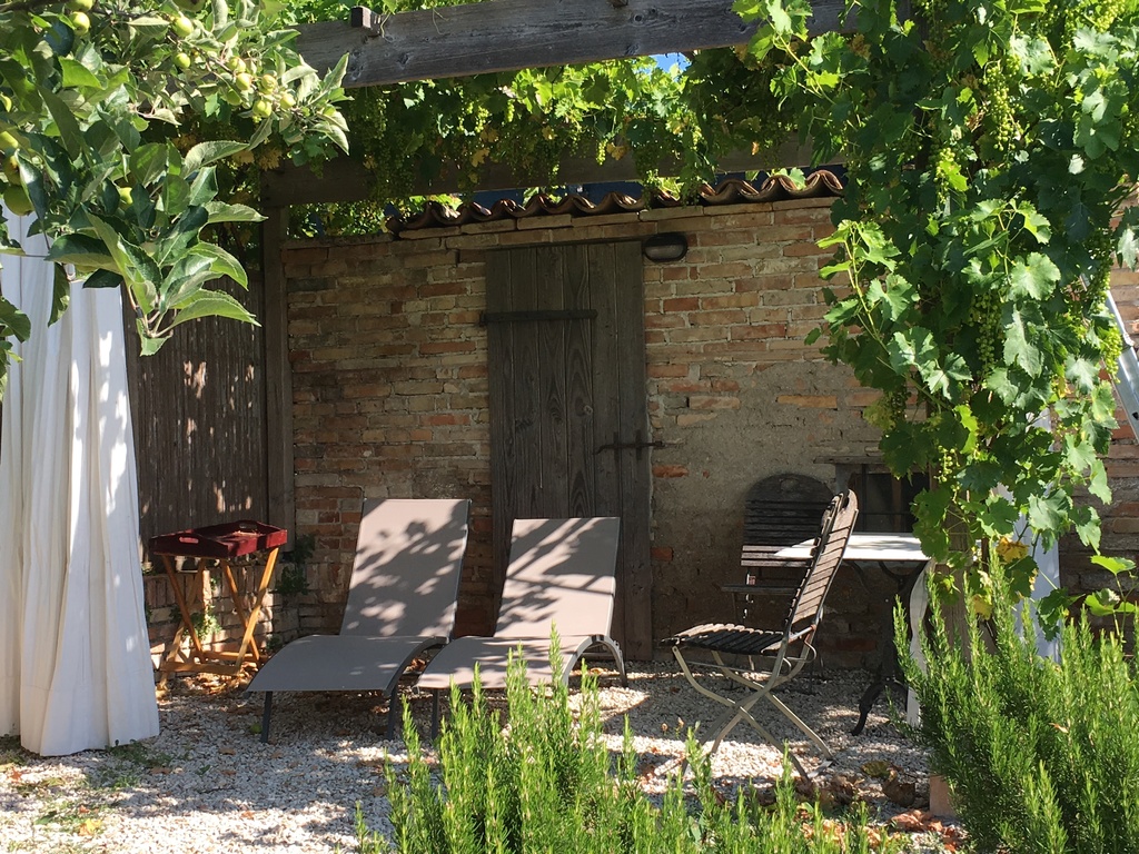 Terrasse in the garten
