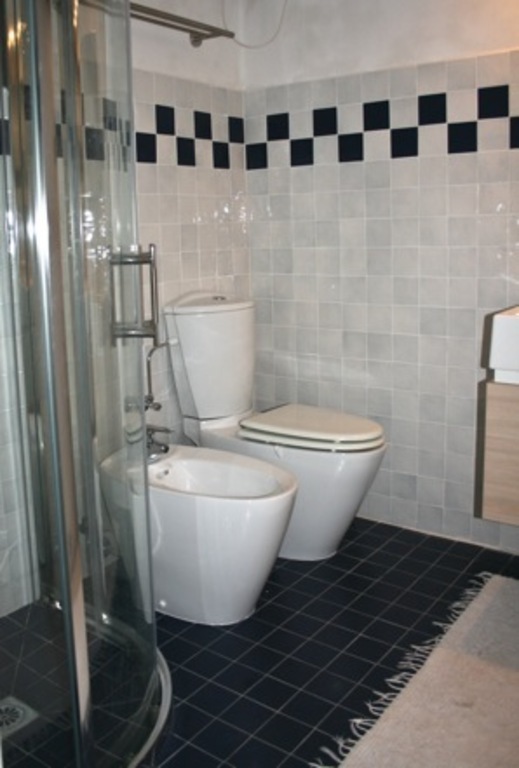The bathroom in the ground floor
