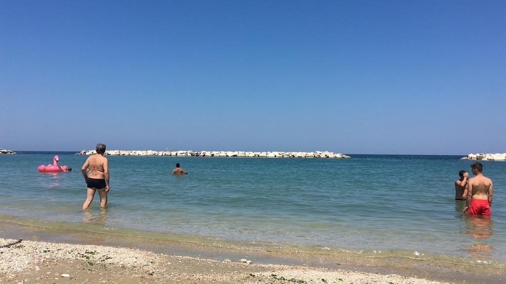Beach in Fano