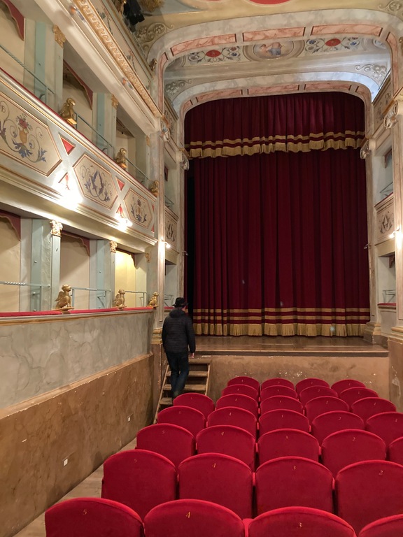 In the Marche there are over 100 charming tiny theatres, hidden in villages 