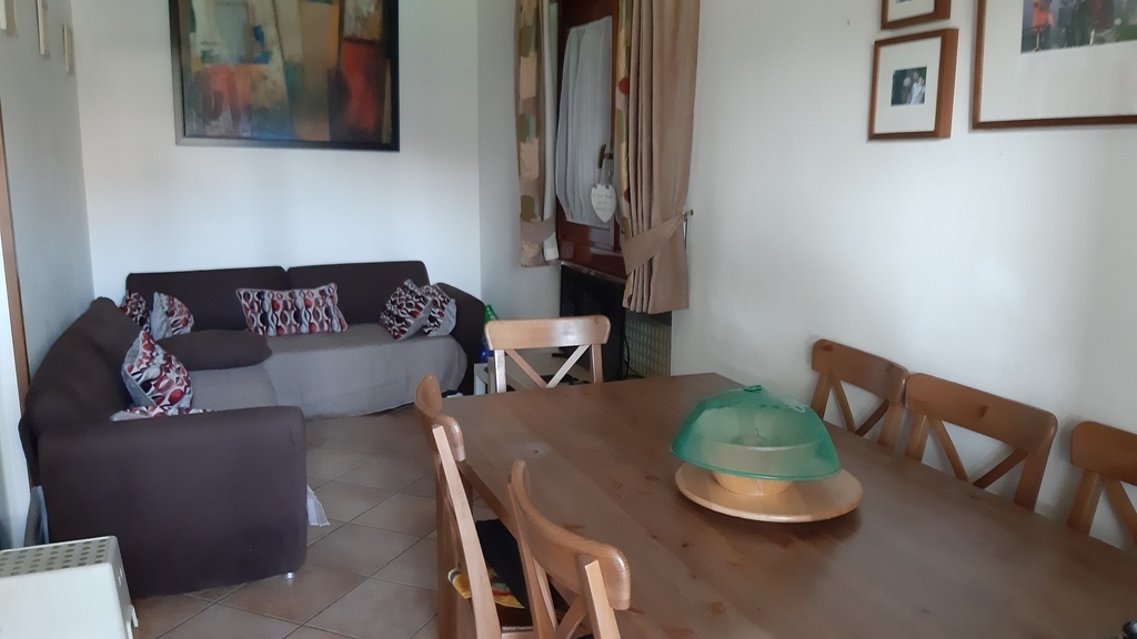 large living  and dinning room walking straight out to the balcony