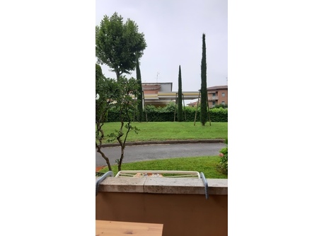 ground floor balcony with room for dinning table and chairs for al fresco dining