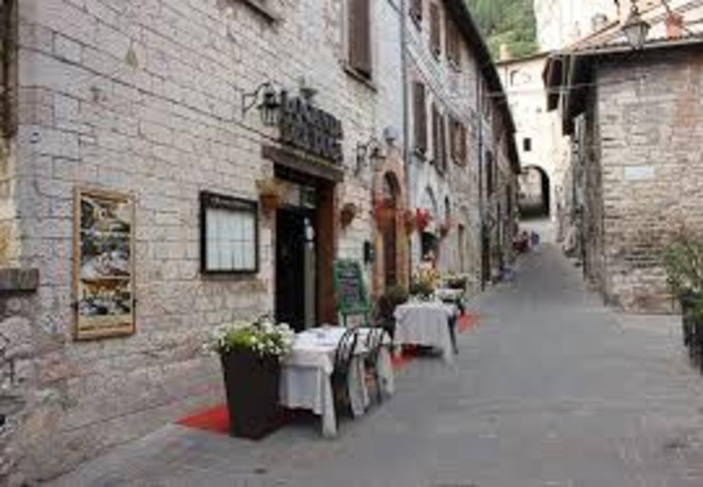Gubbio typical restaurant