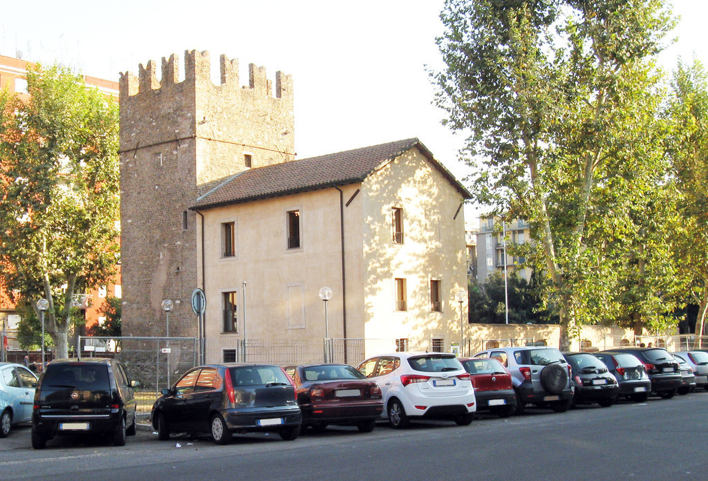 Near the house: medieval tower