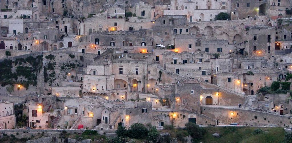 Matera, UNESCO site, houses in the caves, 1 hr drive.