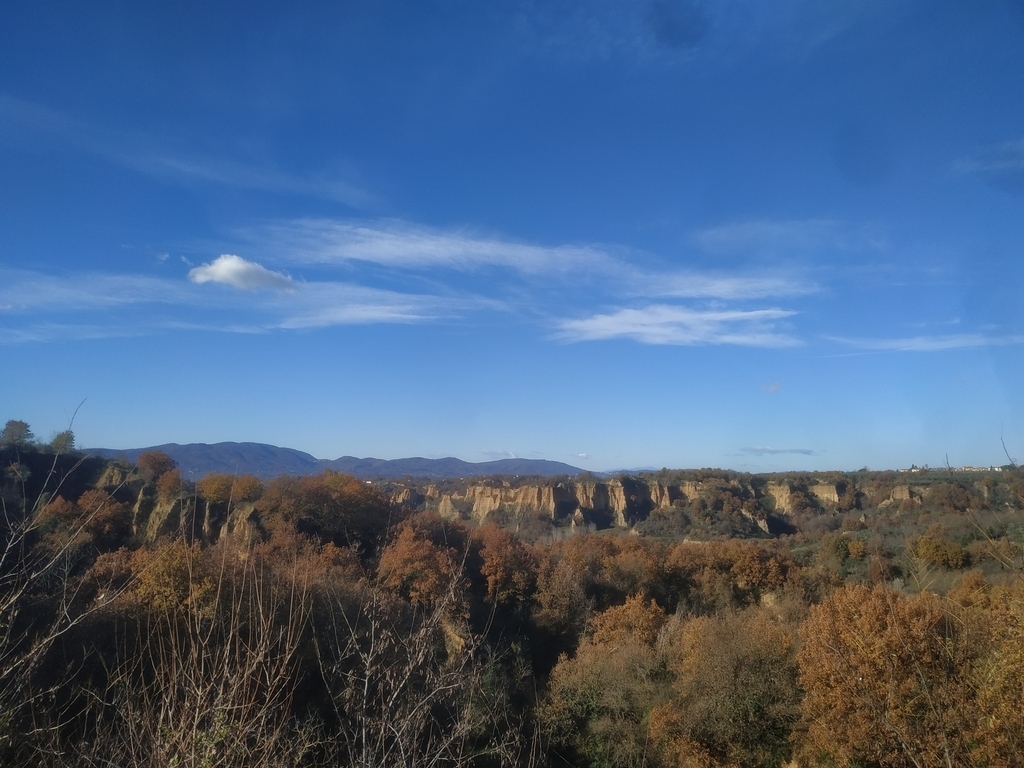 The Balze of Valdarno, 500 meters away from the house in Certignano.