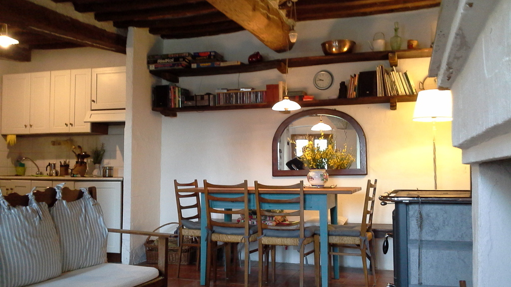 Dining room ( and kitchen view)