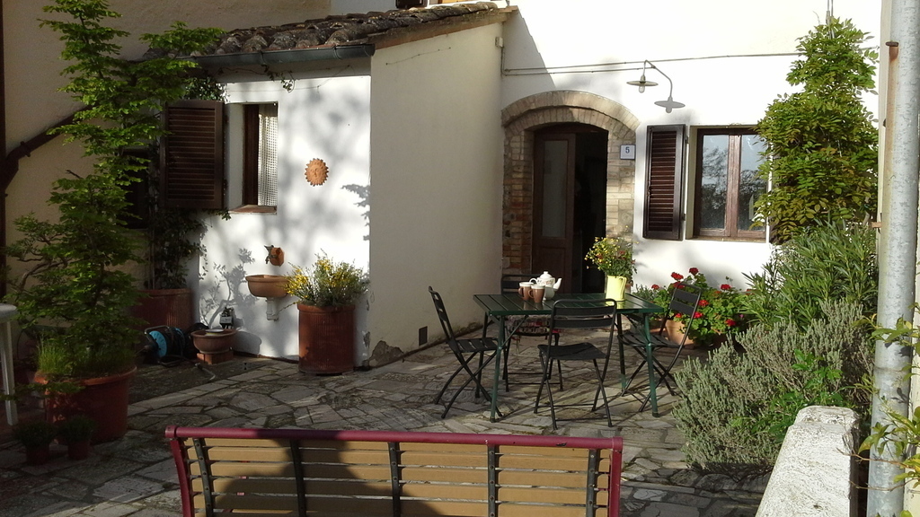 Outside little garden