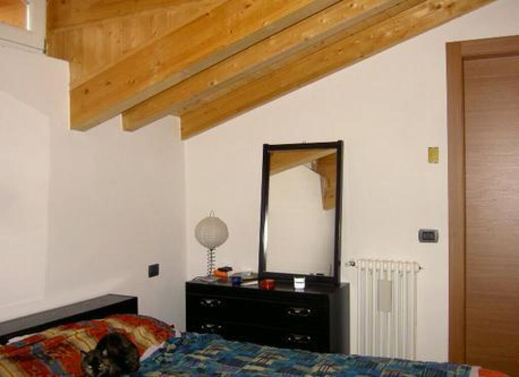 Our bedroom, on a mezzanine 