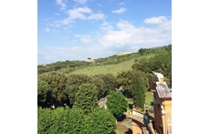 View from the house with renaissance villas