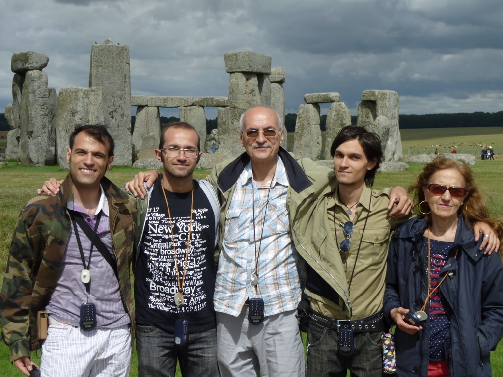 This is us ... at Stonehenge