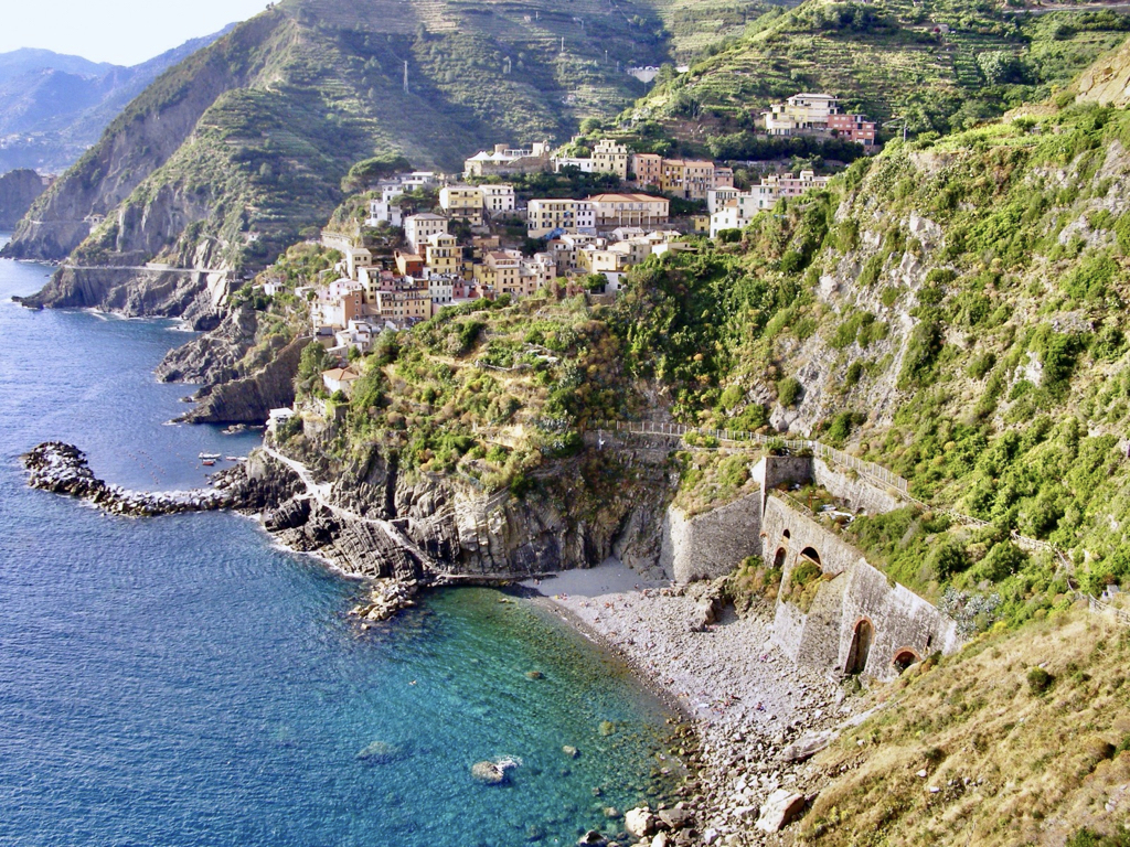 The beach is a short walk from home