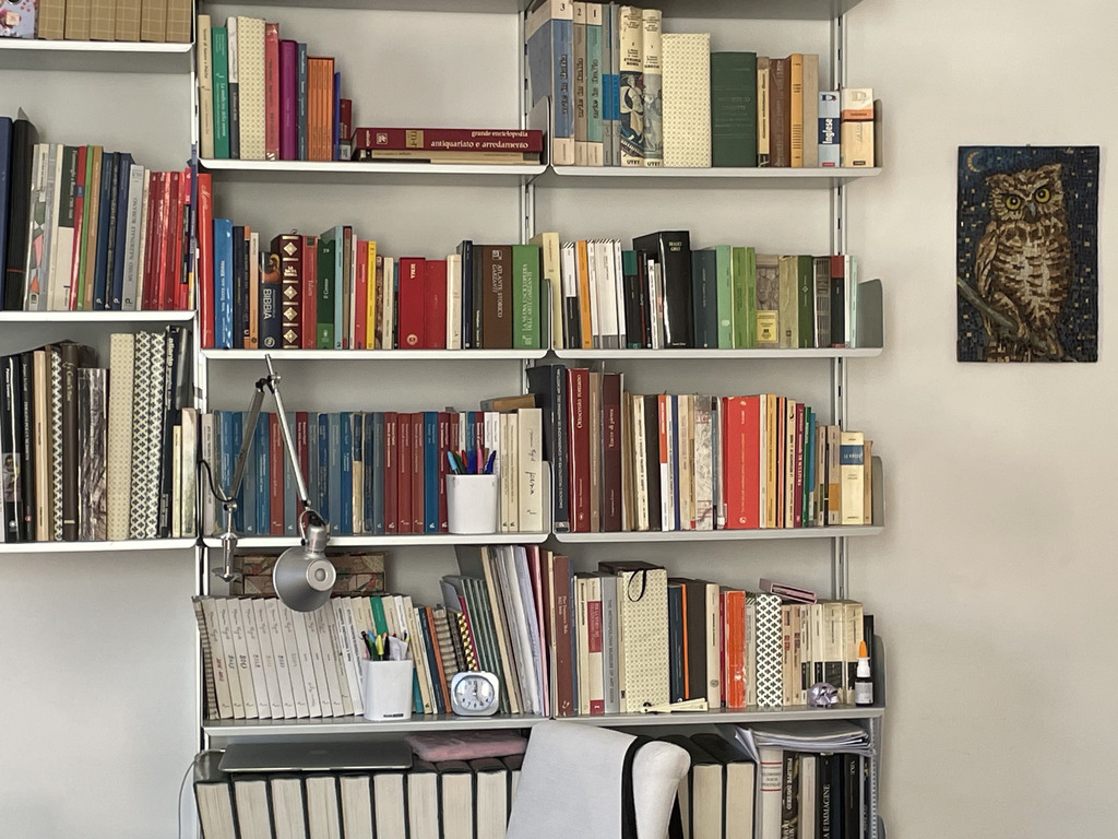 La libreria appena montata