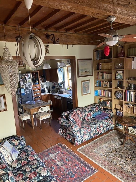 Living room and kitchen