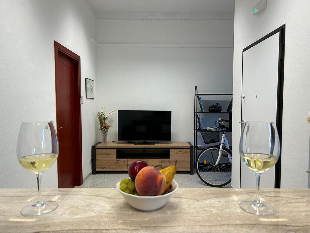 Living room with sofa bed