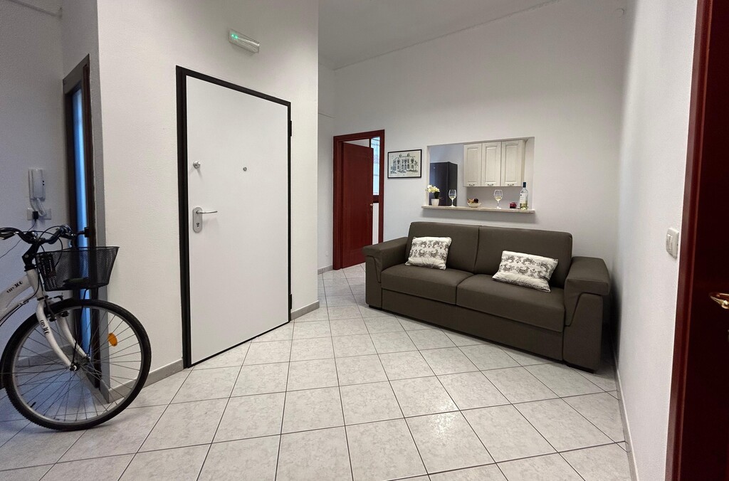 Living room with sofa bed