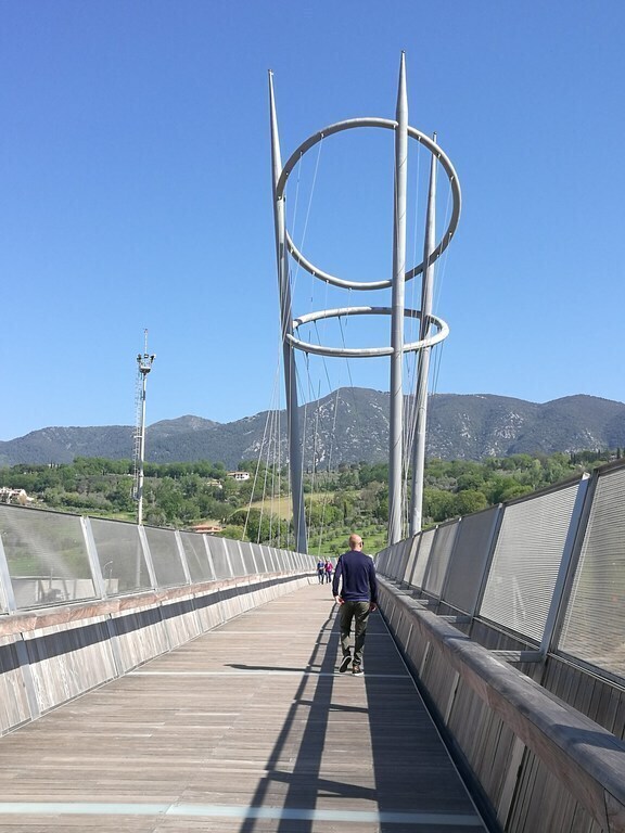 The train station bridge