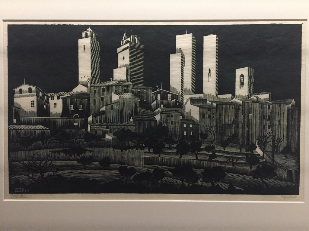 San Gimignano - M.C. Escher