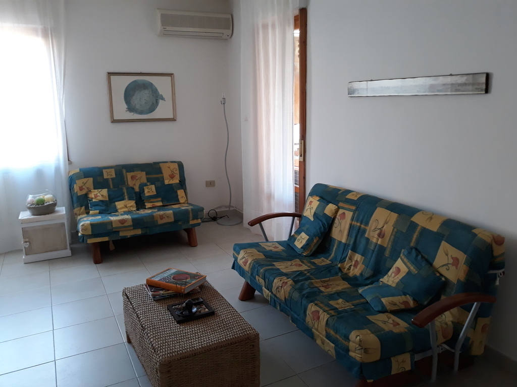 sofa bed in living room