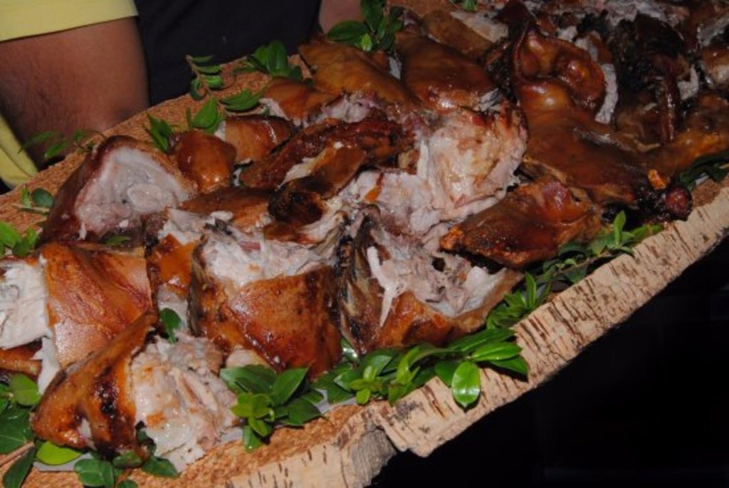 Maialetto arrosto con mirto, secondo tipico Sardo