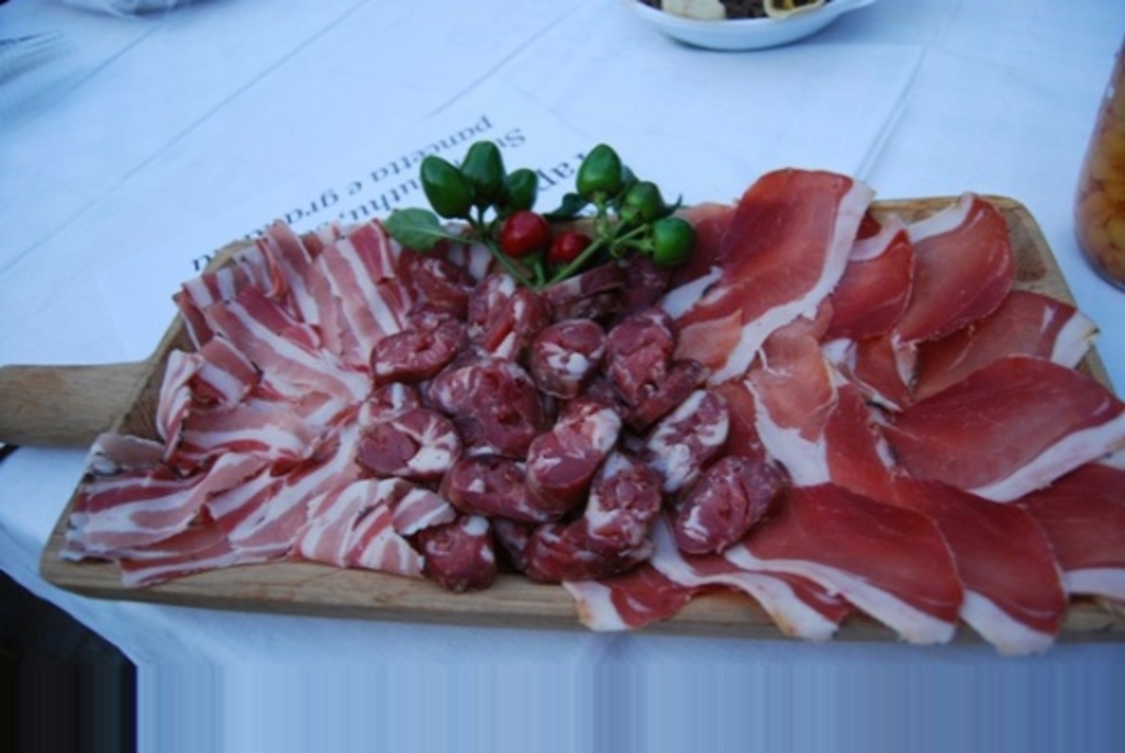 Antipasto di salumi.