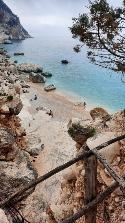 Arrivo a Cala Goloritze