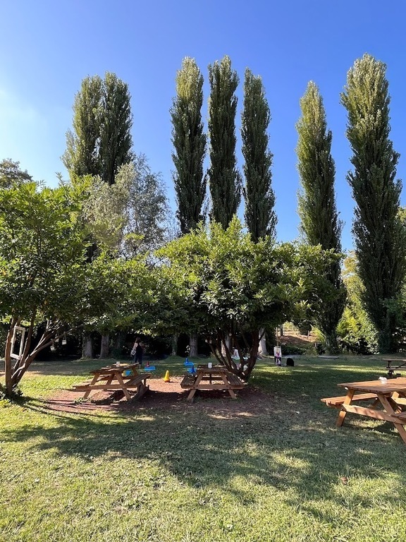 Nera River Rating center garden