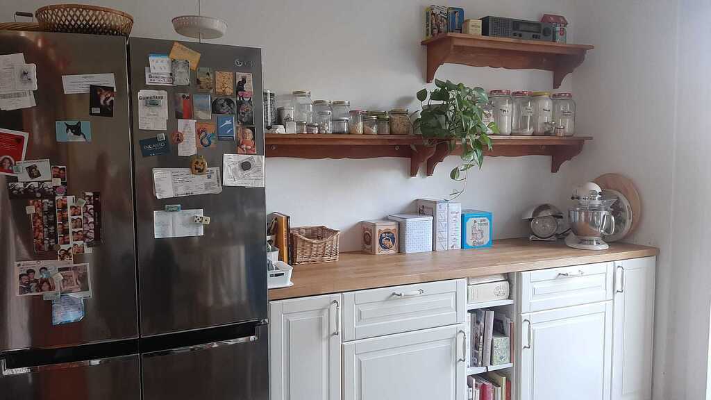 Kitchen - fridge and counter