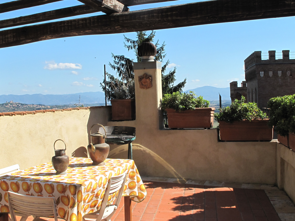 Terrace on a sunny day