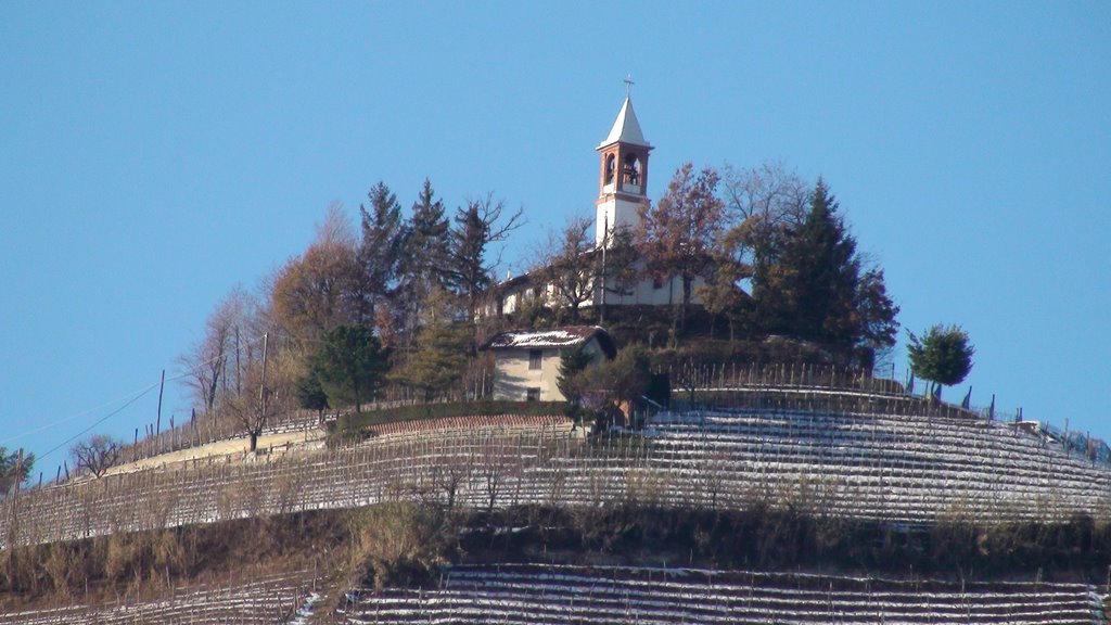 The hill and the church of Moncucco