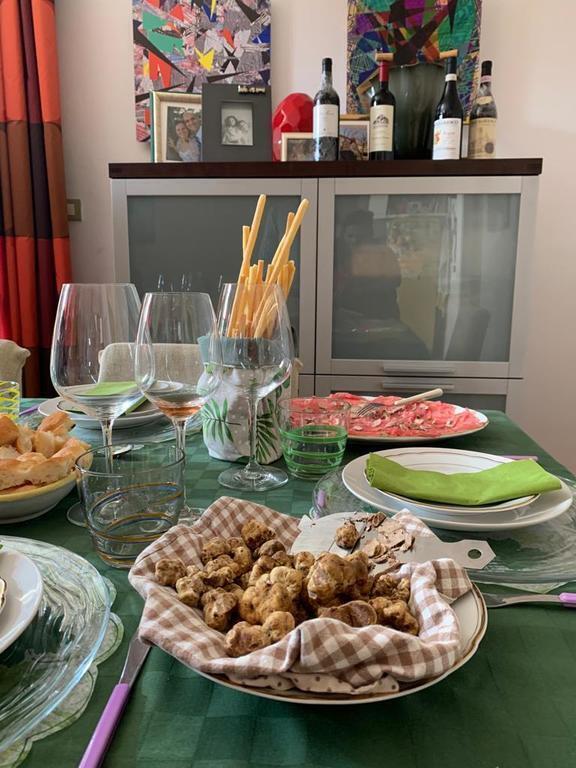 Truffle dinner in the living room