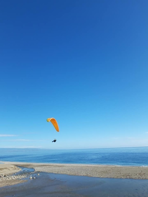 Paragliding is available in Letojanni