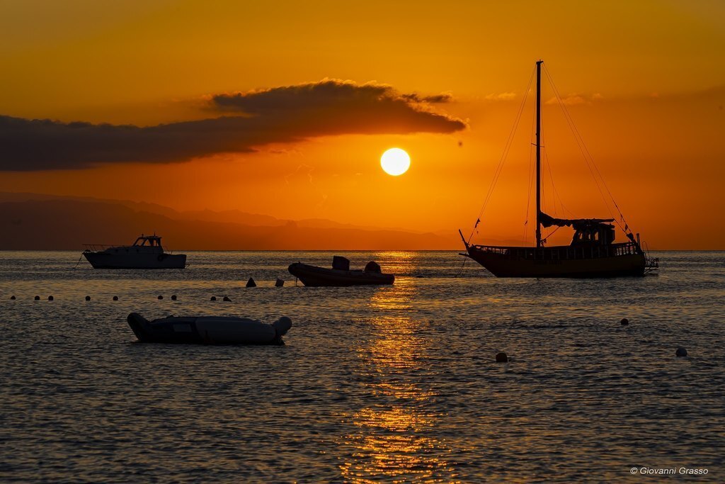 Tramonto-- .sunset Letojanni