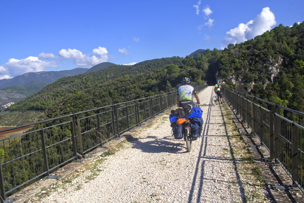 The old railway line Spoleto -Norcia