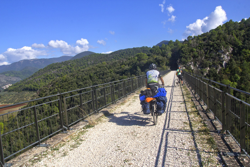 The old railway line Spoleto -Norcia