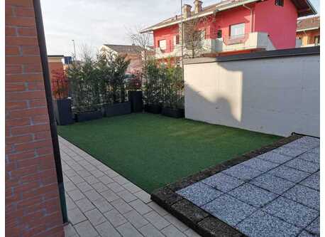 The open-air area of our home in Chignolo d'Isola